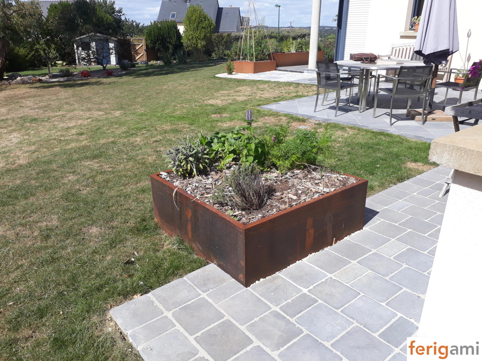 Jardinieres Acier Corten Et Bacs Acier Corten La Qualit Pro Par Ferigami